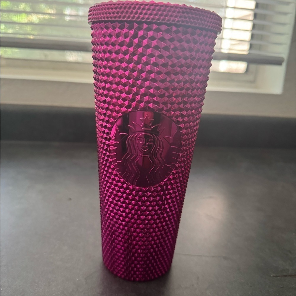 Starbucks Studded Disco Magenta Cup - Picture 4 of 15